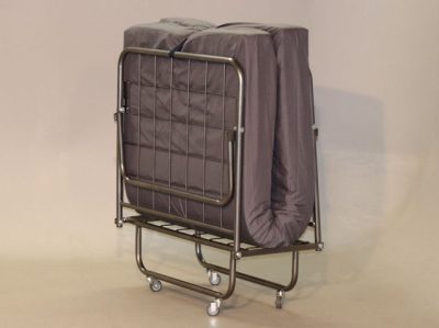 Zuri fold up bed South Africa folded on wheels for easy storage