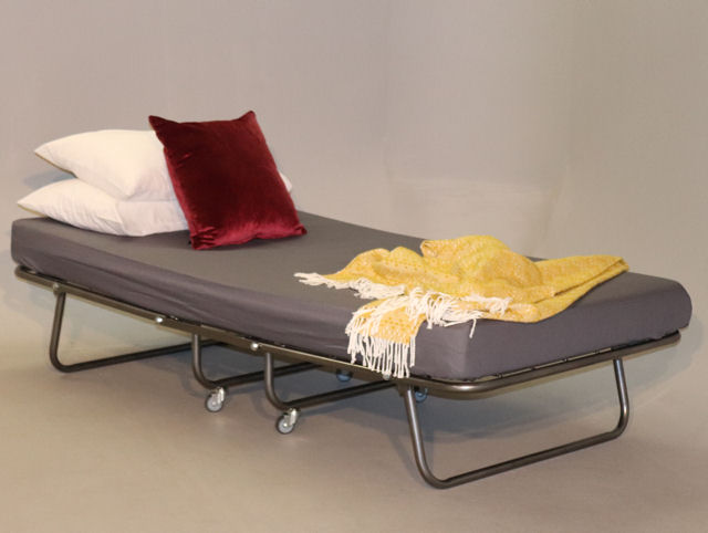 Zuri fold up bed South Africa unfolded with optional 125 mm mattress