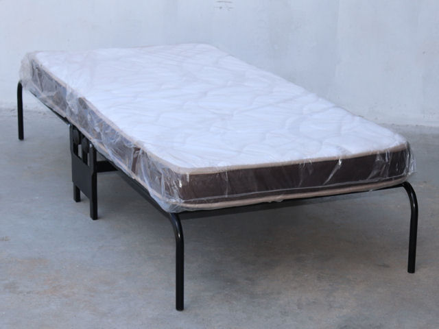 Luna Folding Bed 4 Luna fold away bed South Africa unfolded with mattress