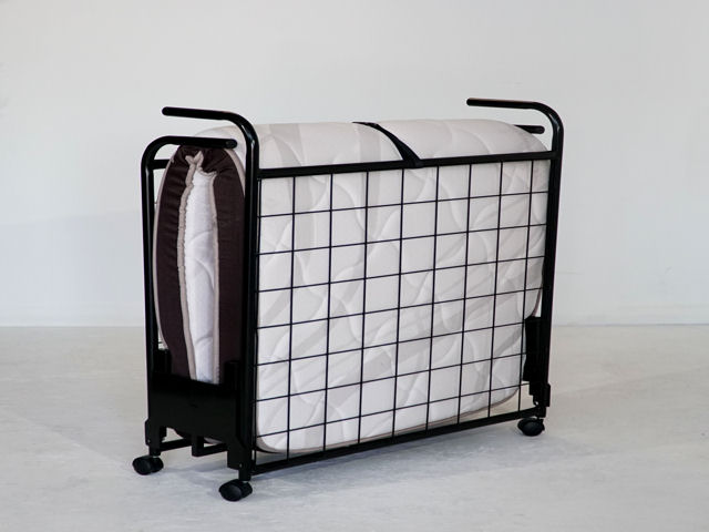 Luna Folding Bed 6 Luna folding bed South Africa compact design with steel frame